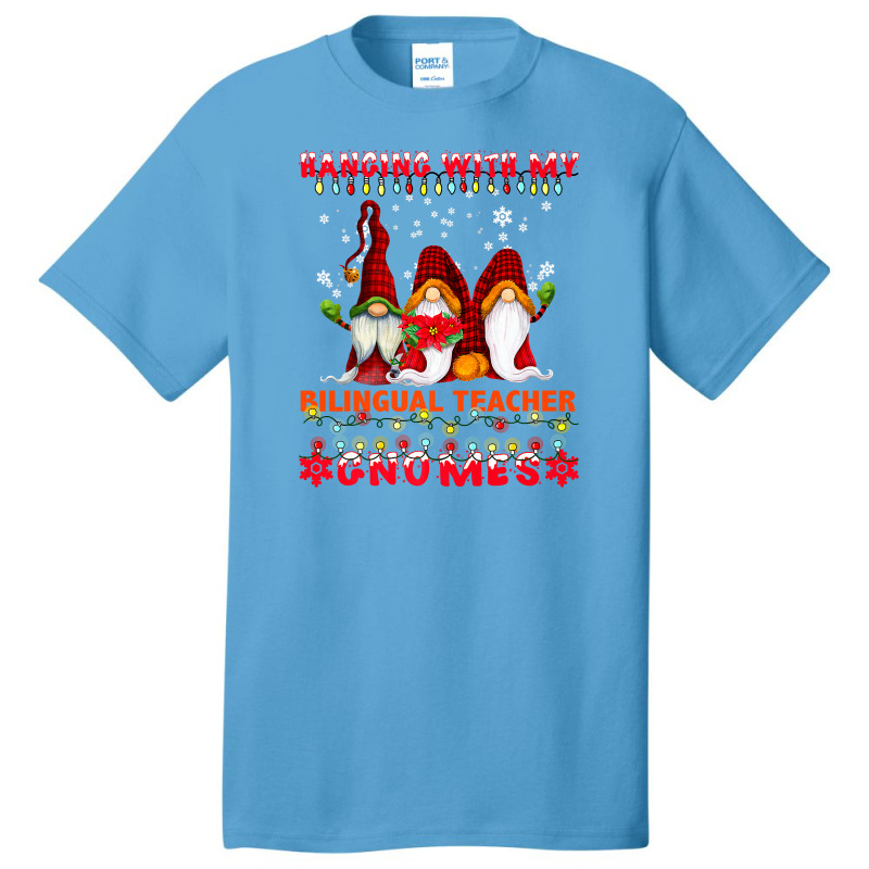 Hanging With My Bilingual Teacher Gnomes Ugly Xmas Matching Premium T Basic T-shirt by Rudy_Glenn | Artistshot