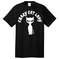 Crazy Cat Lady White Basic T-shirt | Artistshot