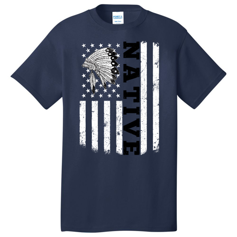 Native American T  Shirt Native American Flag For Native Americans Ora Basic T-shirt by baroncrona555 | Artistshot