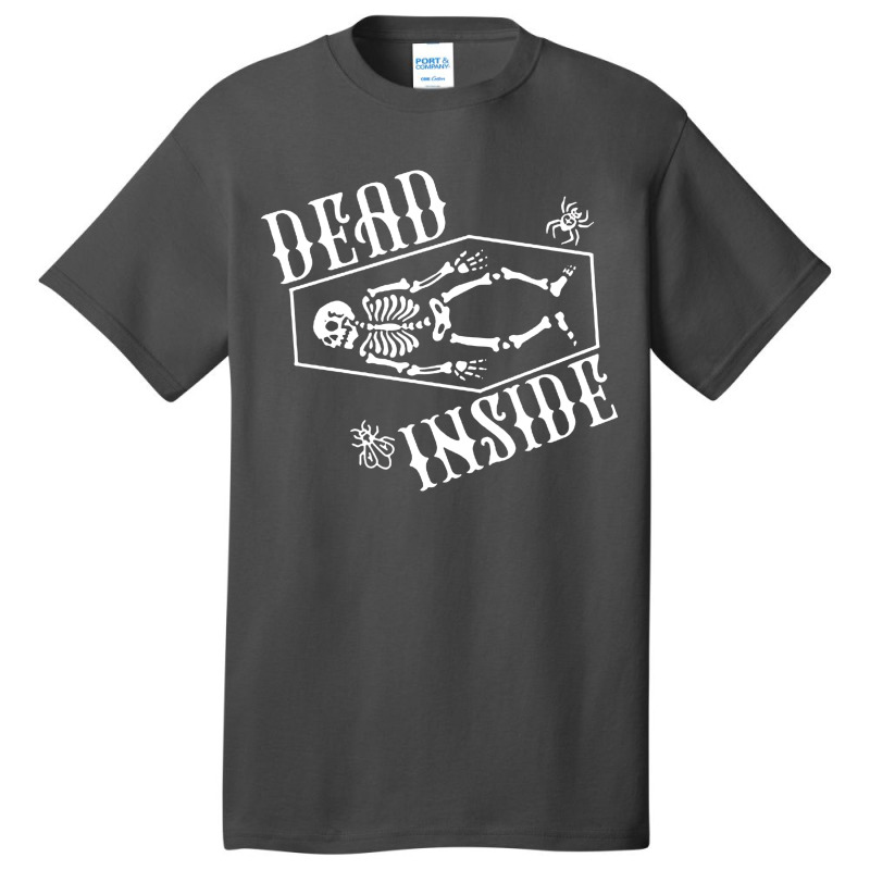 Dead Inside Skeleton Coffin Basic T-shirt | Artistshot