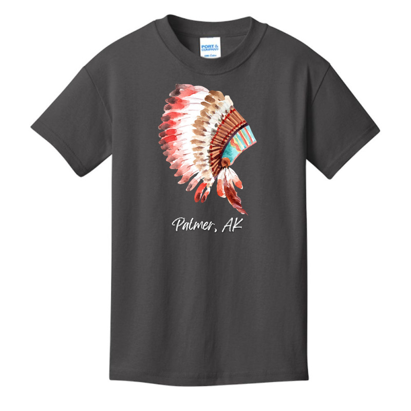 Native Indian Tribal Headdress Art T  Shirt Palmer Alaska Watercolor N Basic Youth T-shirt by baroncrona555 | Artistshot