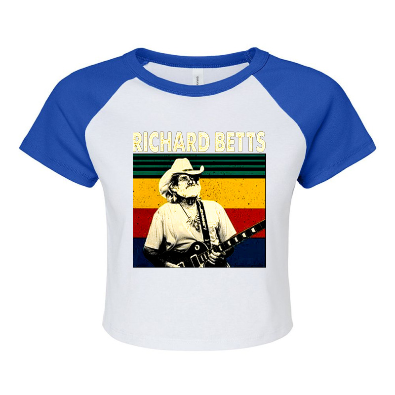 Richard Dickey Betts, Richard, Dickey, Betts, Richard Dickey Bett, Ric Raglan Crop Top by cm-arts | Artistshot