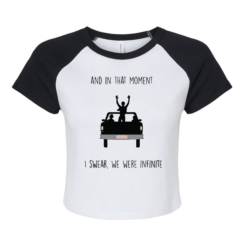 Perks Of Being A Wallflower Raglan Crop Top by cm-arts | Artistshot