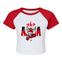 Akira (3) Raglan Crop Top | Artistshot