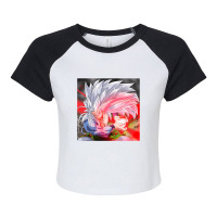 Goku Super Saiyan 5 Dragonball Af Friend Raglan Crop Top | Artistshot