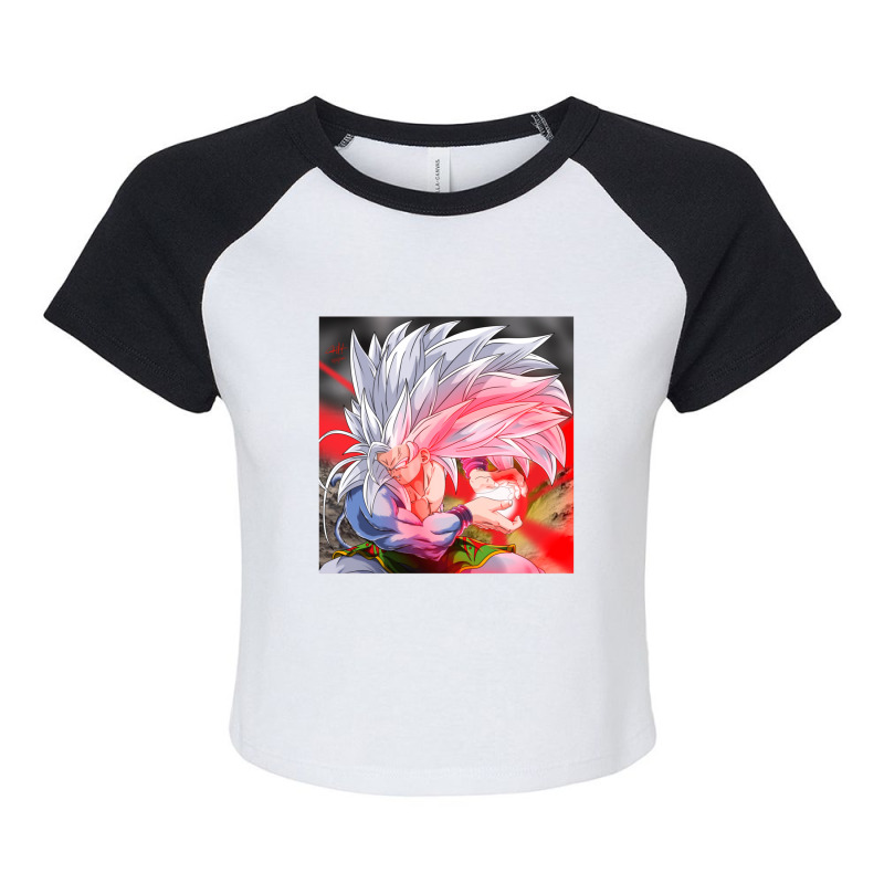 Goku Super Saiyan 5 Dragonball Af Friend Raglan Crop Top by KenyaGaines | Artistshot