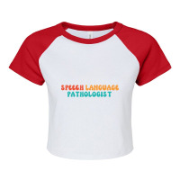 Speech Language Pathologist Raglan Crop Top | Artistshot