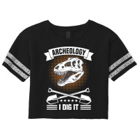 Dinosaur Excavation Archaeology Tools Anthropology Scorecard Crop Tee | Artistshot