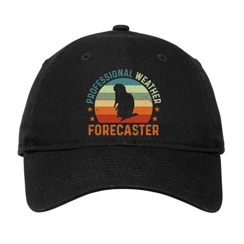 Funny Meteorologist Groundhog Day Weather Forecast Adjustable Cap by Fabulousium | Artistshot