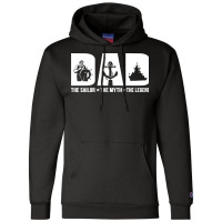 Dad The Sailor The Myth The Legend Champion Hoodie | Artistshot