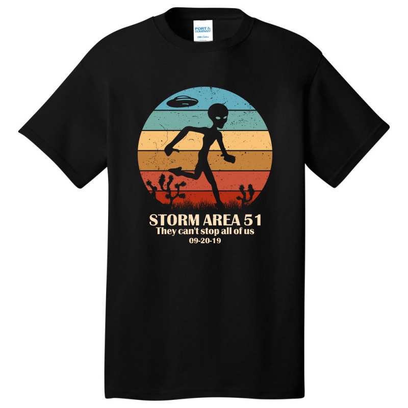 Storm Area 51 Basic T-shirt | Artistshot