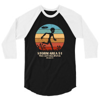 Storm Area 51 3/4 Sleeve Shirt | Artistshot