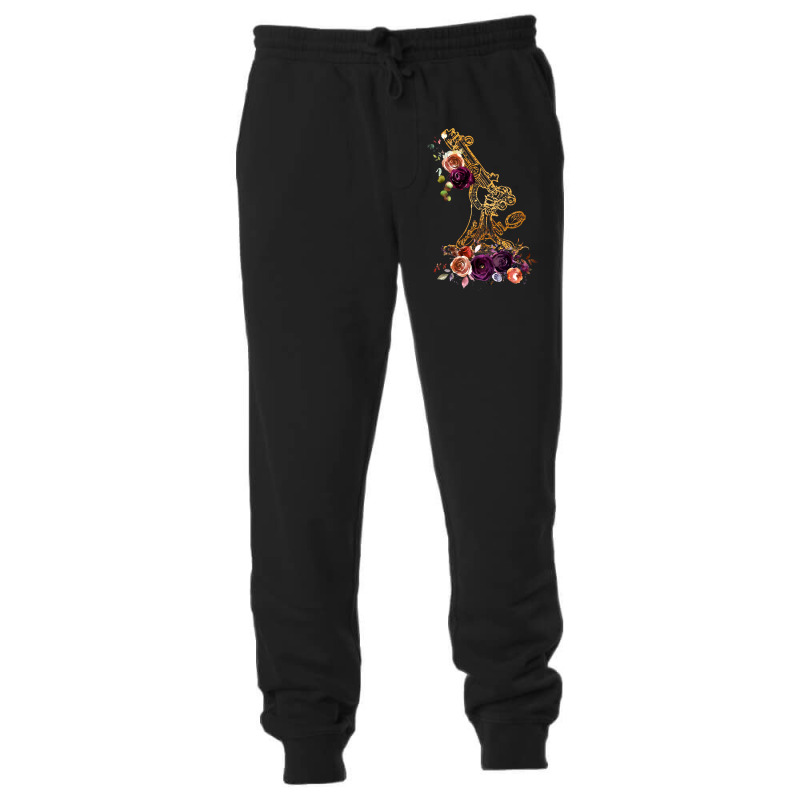 Floral Microscope Medical Laboratory Biology Micro Unisex Jogger | Artistshot