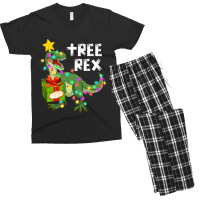 Christmas Dinosaur Kids Boys Men Christmas Lights  Men's T-shirt Pajama Set | Artistshot