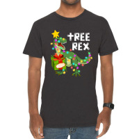 Christmas Dinosaur Kids Boys Men Christmas Lights  Vintage T-shirt | Artistshot