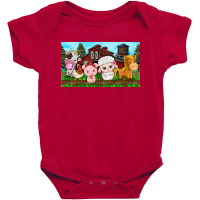 Cute Farm Animals Baby Bodysuit | Artistshot