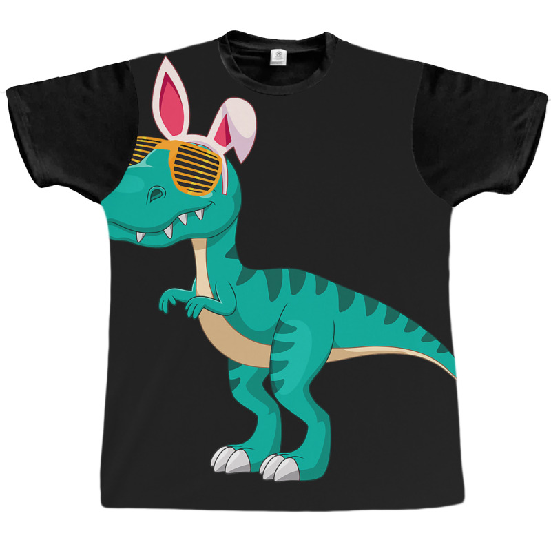 Funny Easter Dino Bunny Dinosaur Trex T Rex Graphic T-shirt | Artistshot