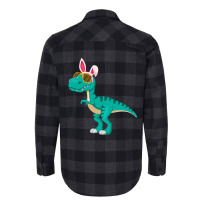 Funny Easter Dino Bunny Dinosaur Trex T Rex Flannel Shirt | Artistshot