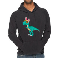 Funny Easter Dino Bunny Dinosaur Trex T Rex Vintage Hoodie | Artistshot