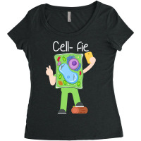 Funny Biologist Nerd Chemist Bacteria Cell Microbi Women's Triblend Scoop T-shirt | Artistshot