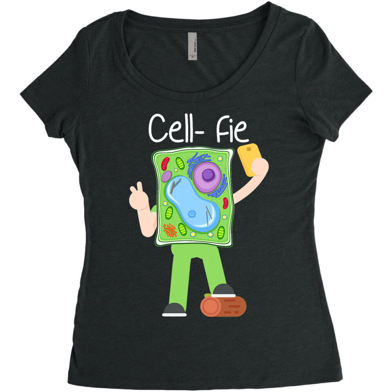 Funny Biologist Nerd Chemist Bacteria Cell Microbi Women's Triblend Scoop T-shirt by MarkFletche | Artistshot