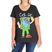 Funny Biologist Nerd Chemist Bacteria Cell Microbi Ladies Curvy T-shirt | Artistshot