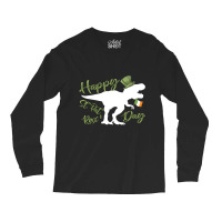 Dinosaur St Patricks Day Shamrock Leprechaun Costu Long Sleeve Shirts | Artistshot