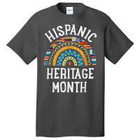 Hispanic Heritage Month Rainbow Gifts Latin Country Flags T Shirt Basic T-shirt | Artistshot