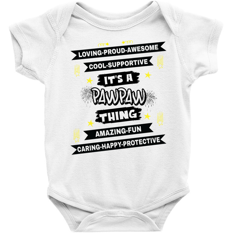 It's A Pawpaw Thing Baby Bodysuit by SabriAcar | Artistshot