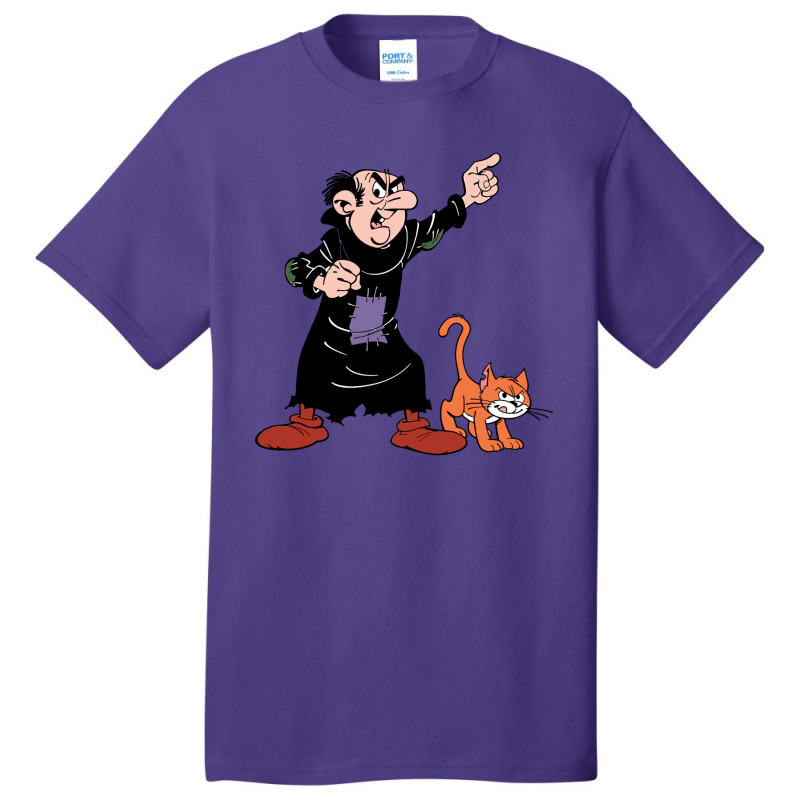 Gargamel And Birba Basic T-shirt by nailuloo | Artistshot