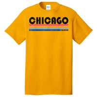 Vintage 1980s Style Chicago, Il T Shirt Basic T-shirt | Artistshot