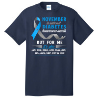 Diabetes Diabetic Diabetes Awareness November Is National Diabetes Awr Basic T-shirt | Artistshot