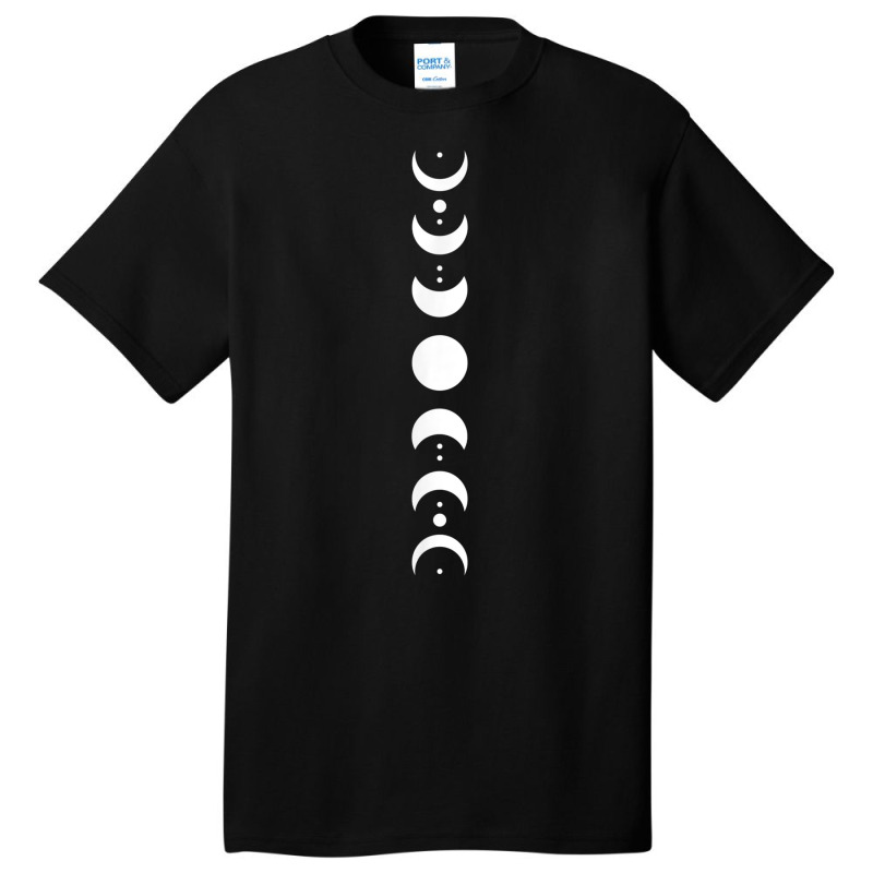 Moon Phase Cycle Phases Of The Moon Astronomy Stargazer T Shirt Basic T-shirt by FavorRoh | Artistshot