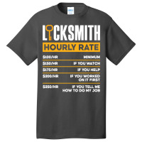 Locksmith Lockpicking Locksmith Hourly Rate Funny Long Sleeve T Shirt Basic T-shirt | Artistshot