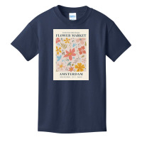 Flower Market Amsterdam Basic Youth T-shirt | Artistshot