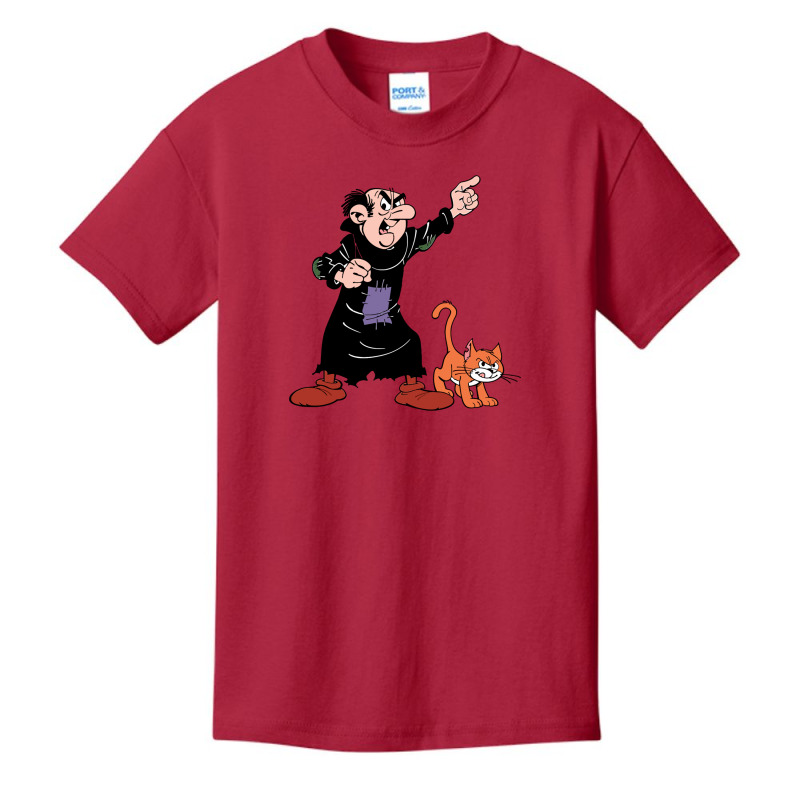 Gargamel And Birba Basic Youth T-shirt by nailuloo | Artistshot