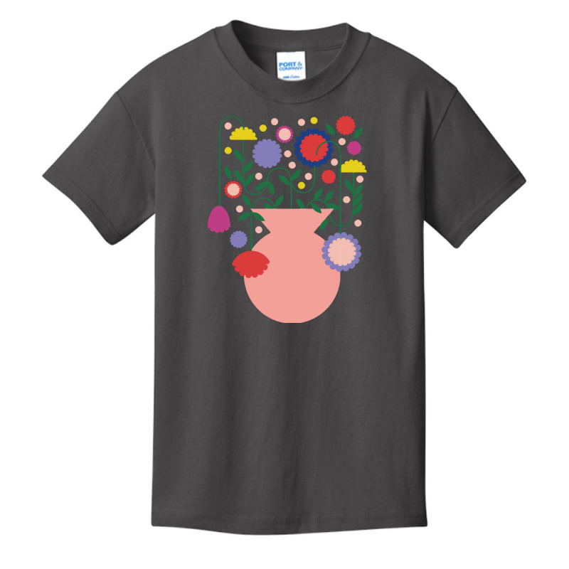 Flowers T  Shirtjar  Flowers Mediterranean Happy Time Traveling Colorf Basic Youth T-shirt by trompeloise212 | Artistshot