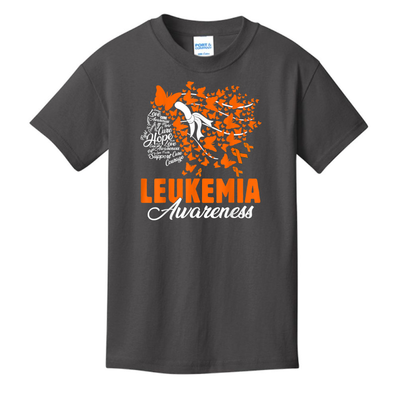 Hope Love Cure Butterflies Leukemia Awareness Warrior Women T Shirt Basic Youth T-shirt | Artistshot