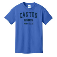 Canton Missouri Mo Vintage Athletic Sports Design T Shirt Basic Youth T-shirt | Artistshot