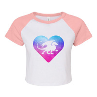 Women Or Girls Dragon Raglan Crop Top | Artistshot