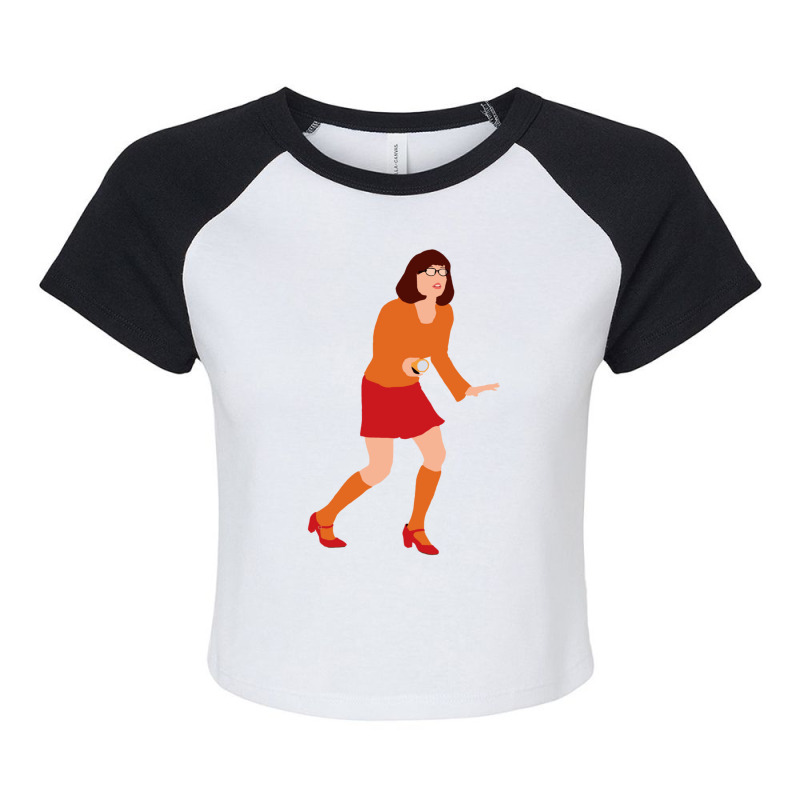 Velma Simple 2 Raglan Crop Top by BOBBYDAVIS | Artistshot