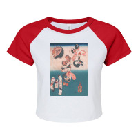 Catfish & Neko Raglan Crop Top | Artistshot