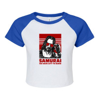 Samurai - Cyberpunk Raglan Crop Top | Artistshot