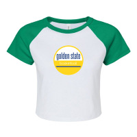 Golden State Basketball Raglan Crop Top | Artistshot