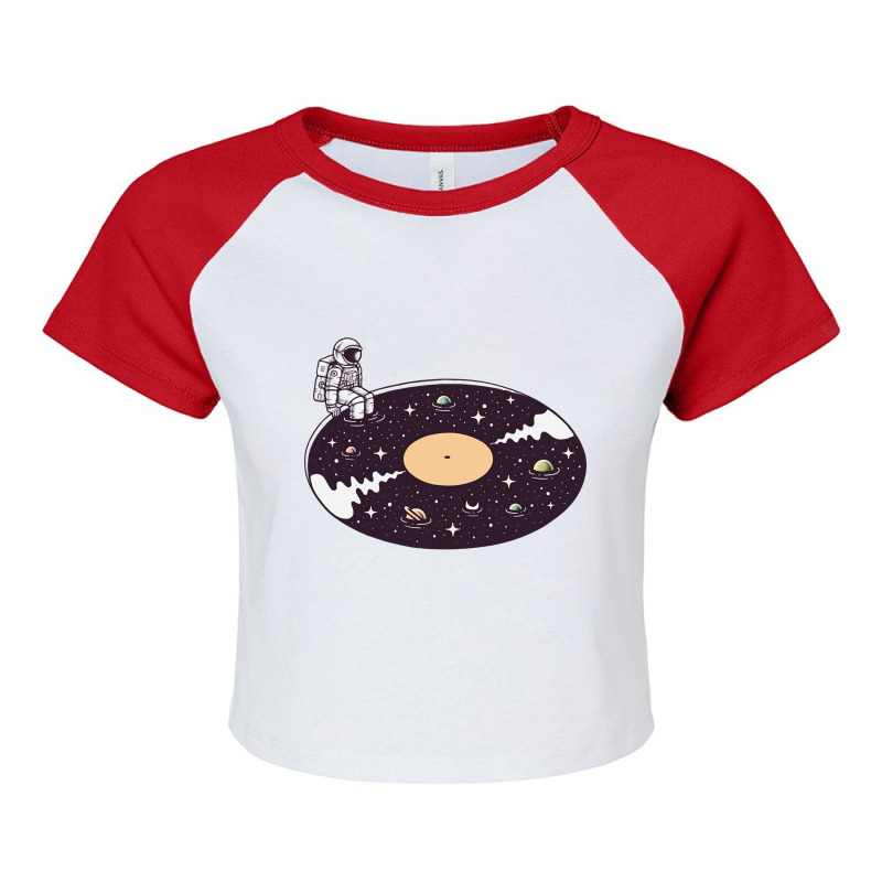 Cosmic Sound Raglan Crop Top by Kosdapen517 | Artistshot