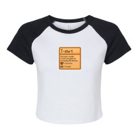 T-shirt Item Label Stardew Valley Raglan Crop Top | Artistshot