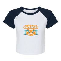 Gaming - Game Zone Raglan Crop Top | Artistshot