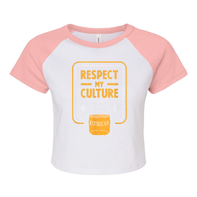 Kombucha Respect My Culture Tea Fermentation Scoby Gift Raglan Crop Top by TiffaneyAitchison | Artistshot