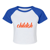 Childish Tgfbro Raglan Crop Top | Artistshot