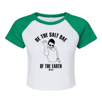 Salt Bae Of The Earth Raglan Crop Top | Artistshot